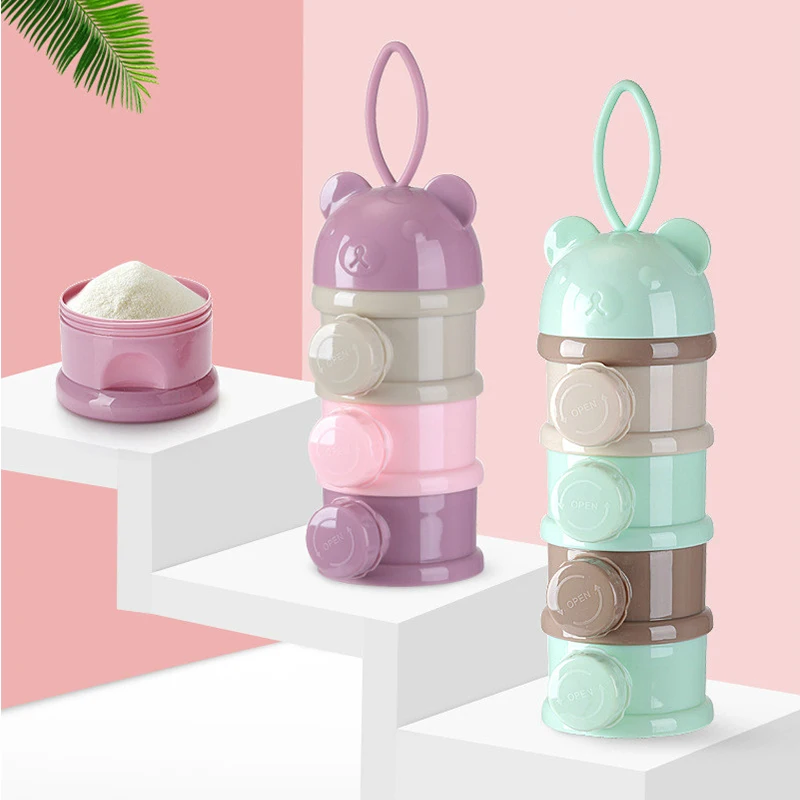 Baby Food Category - ที่ถอดออกได้นมผงเด็กกล่องเก็บทารกสี่ตาราง Essential ธัญพืชให้อาหารกล่องอาหารเด็กวัยหัดเดินสูตรคอนเทนเนอร์