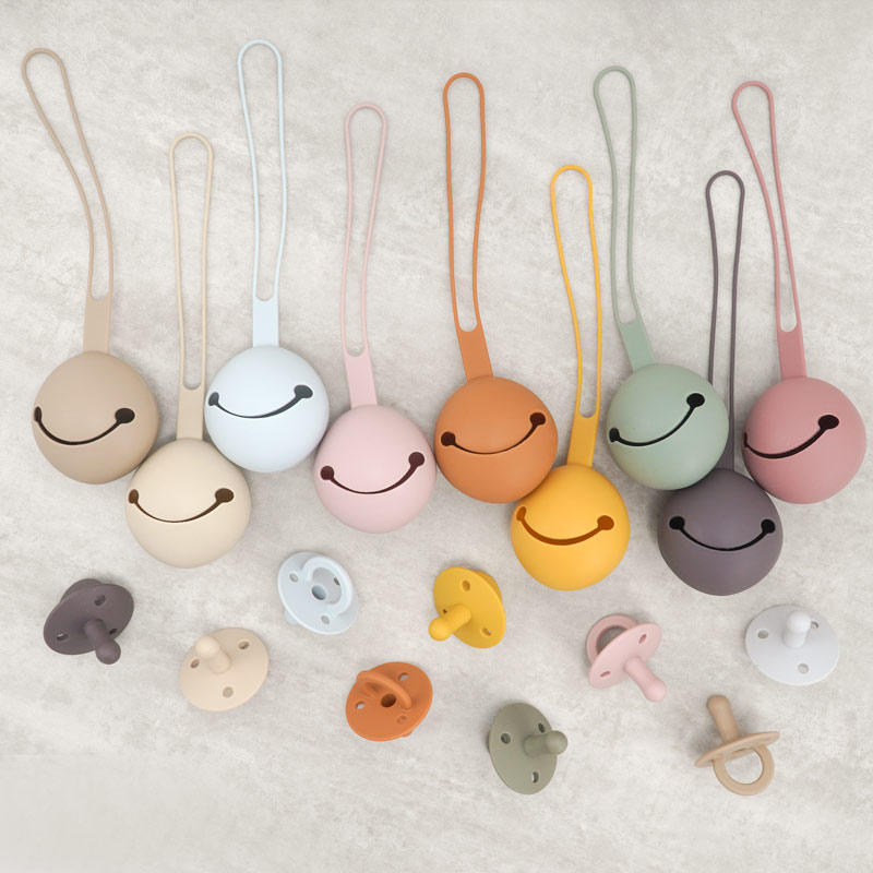 Baby Food Newborn - 100% อาหารปลอดภัยอนุมัติซิลิโคนหัวนมสำหรับทารกแรกเกิดส่วนบุคคล Pacifier ทารกแบบพกพาหัวนมกรณีอุปกรณ์เสริม