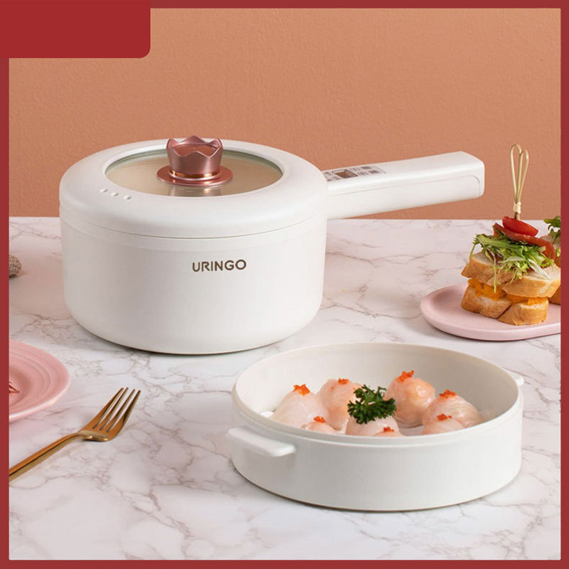 Baby Food Recipe Book - URINGO 1.6/2L หม้อร้อนไฟฟ้าห้าความเร็วปรับ Multi-Function หม้อหุงข้าวไฟฟ้า Non