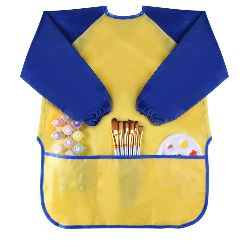 Baby Food Apron - เด็กทารกเด็กหญิง Feeding Bibs ผ้ากันเปื้อนแขนยาวกันน้ําสําหรับโรงเรียนเด็กวาดภาพวาดเด็ก Art Scraft