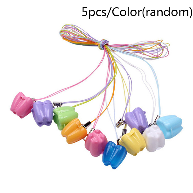 Baby Food Category - 5 ชิ้น/เซ็ต กล่องเก็บฟันนมเด็ก กล่องใส่ฟันปลอมพลาสติก