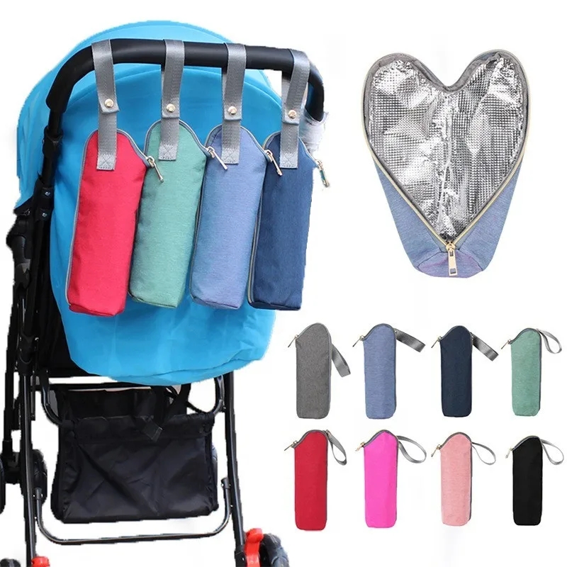 Baby Food Zip Lock Bag - กระเป๋าฉนวนกันความร้อนนมร้อนสำหรับเด็ก, ถุงเก็บความร้อนขวดนมกระเป๋าทนความร้อนรถเข็นเด็กทารกให้อาหารแขวนกลางแจ้ง