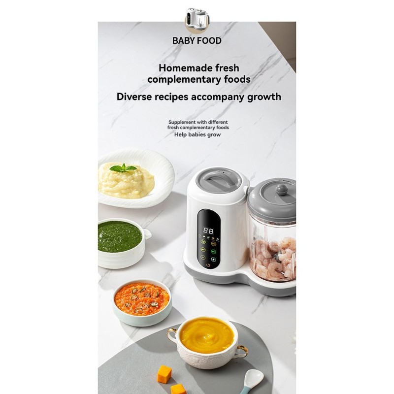 Baby Food Uk - 【NEW A39M】 เครื่องทำอาหารเด็กอัตโนมัติ-เครื่องปั่นอเนกประสงค์-สำหรับทารก สำหรับปลั๊กไฟ UK UK