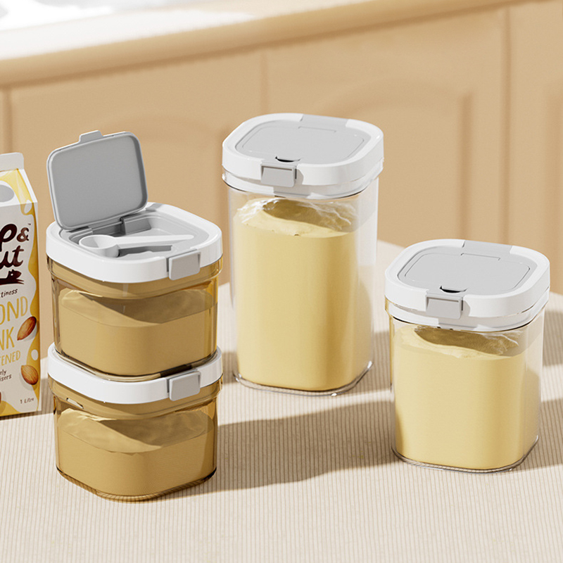 Baby Food Category - ขวดปิดผนึกเกรดอาหาร, ขวดเก็บนมผง, กล่องนมผงแยกพลาสติกแบบพกพาสําหรับใช้กลางแจ้ง