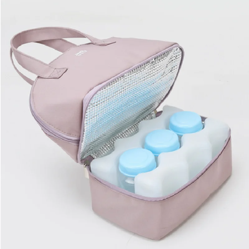 Baby Food Zip Lock Bag - ถุงเก็บความเย็นที่เก็บนมให้นมบุตรฉนวนกันความร้อนปั๊มนมคลอดบุตรคูลเลอร์สองชั้นถุงเก็บรักษาสด