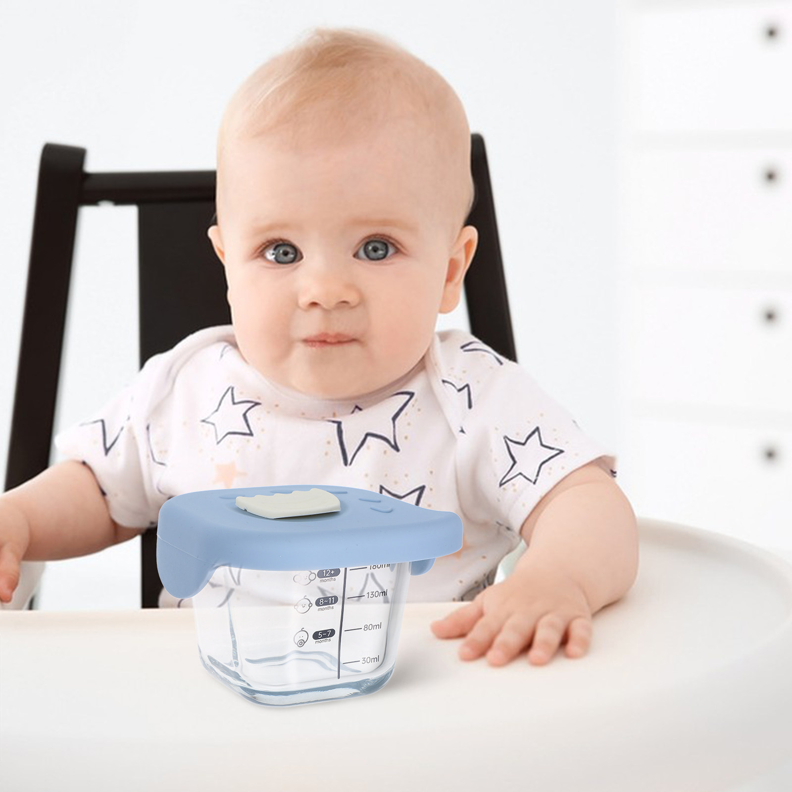 ชามแก้วใส่อาหารเด็ก ความจุขนาด - Baby Food Containers Glass บทวิจารณ์และราคา