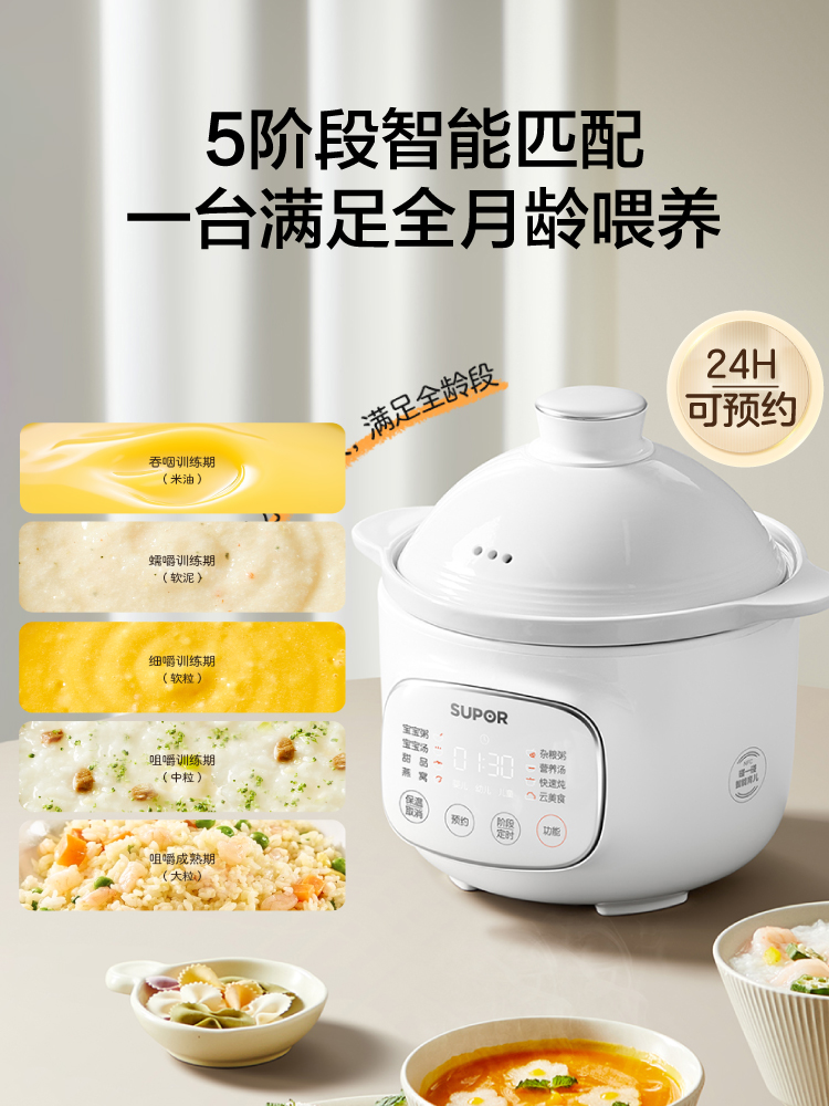 หม้อไฟฟ้าสำหรับทำอาหารเสริมเด็ - Baby Rice Food บทวิจารณ์และราคา