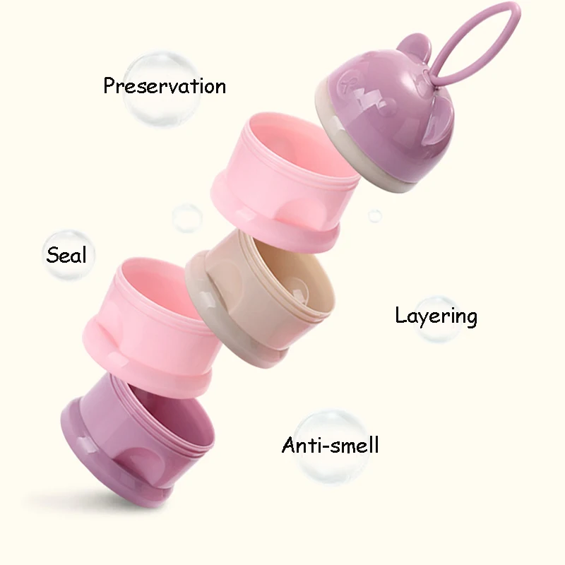 ที่ถอดออกได้นมผงเด็กกล่องเก็บท - Baby Food Category บทวิจารณ์และราคา