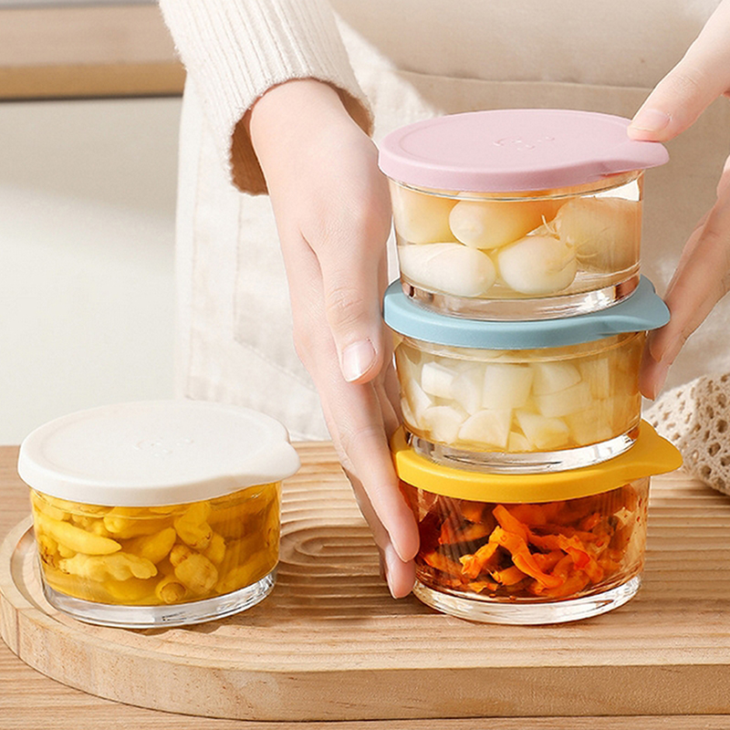 ภาชนะเก็บอาหารทรงกลมสำหรับใช้ก - Baby Food Containers Glass บทวิจารณ์และราคา