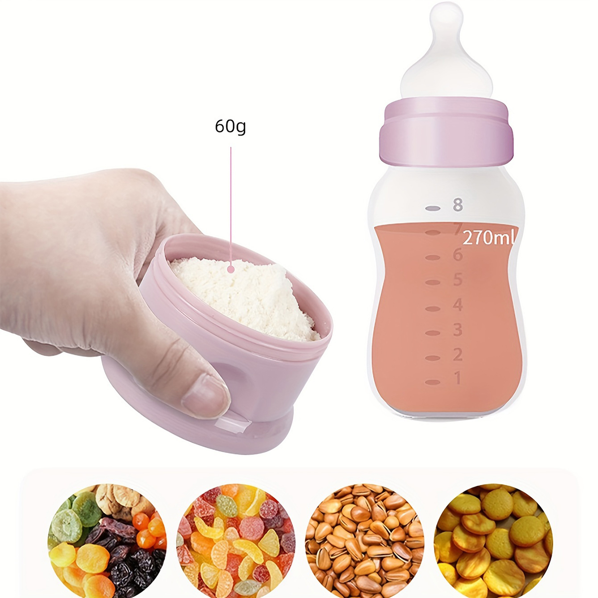 ภาชนะใส่นมผงเด็กความจุขนาดใหญ่ - Baby Food Category บทวิจารณ์และราคา