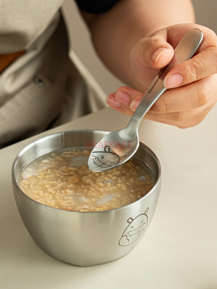 ชามเด็กเกรดอาหาร ชามข้าวสแตนเล - Baby Rice Food บทวิจารณ์และราคา