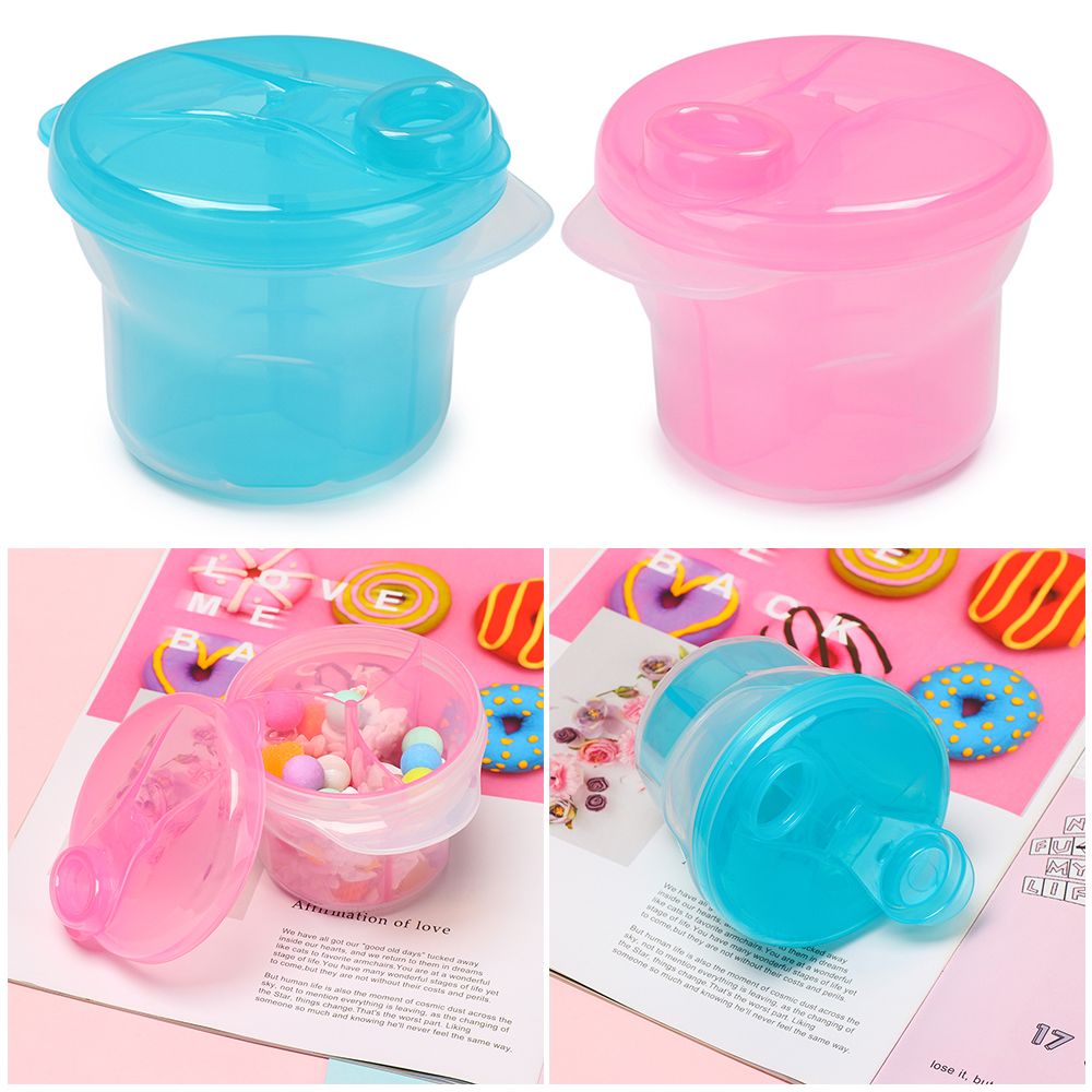 ภาชนะบรรจุนมผงเด็ก3ปริมาณหม้อเ - Baby Food Category บทวิจารณ์และราคา