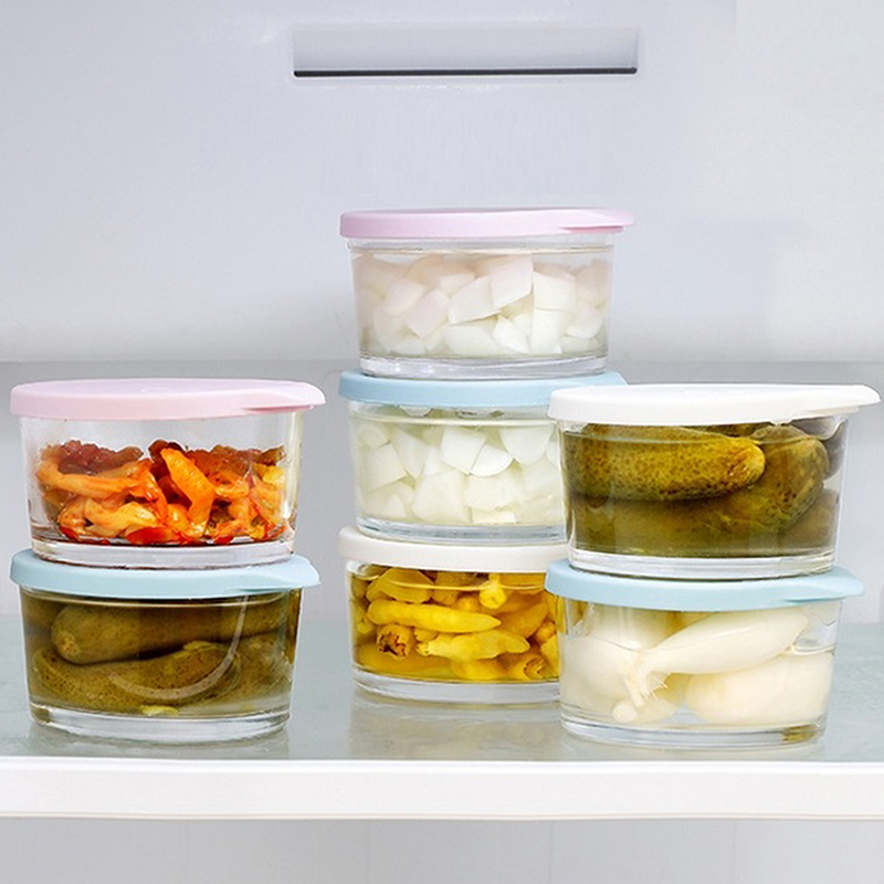 ● ภาชนะเก็บอาหารทรงกลมสำหรับใช - Baby Food Containers Glass บทวิจารณ์และราคา