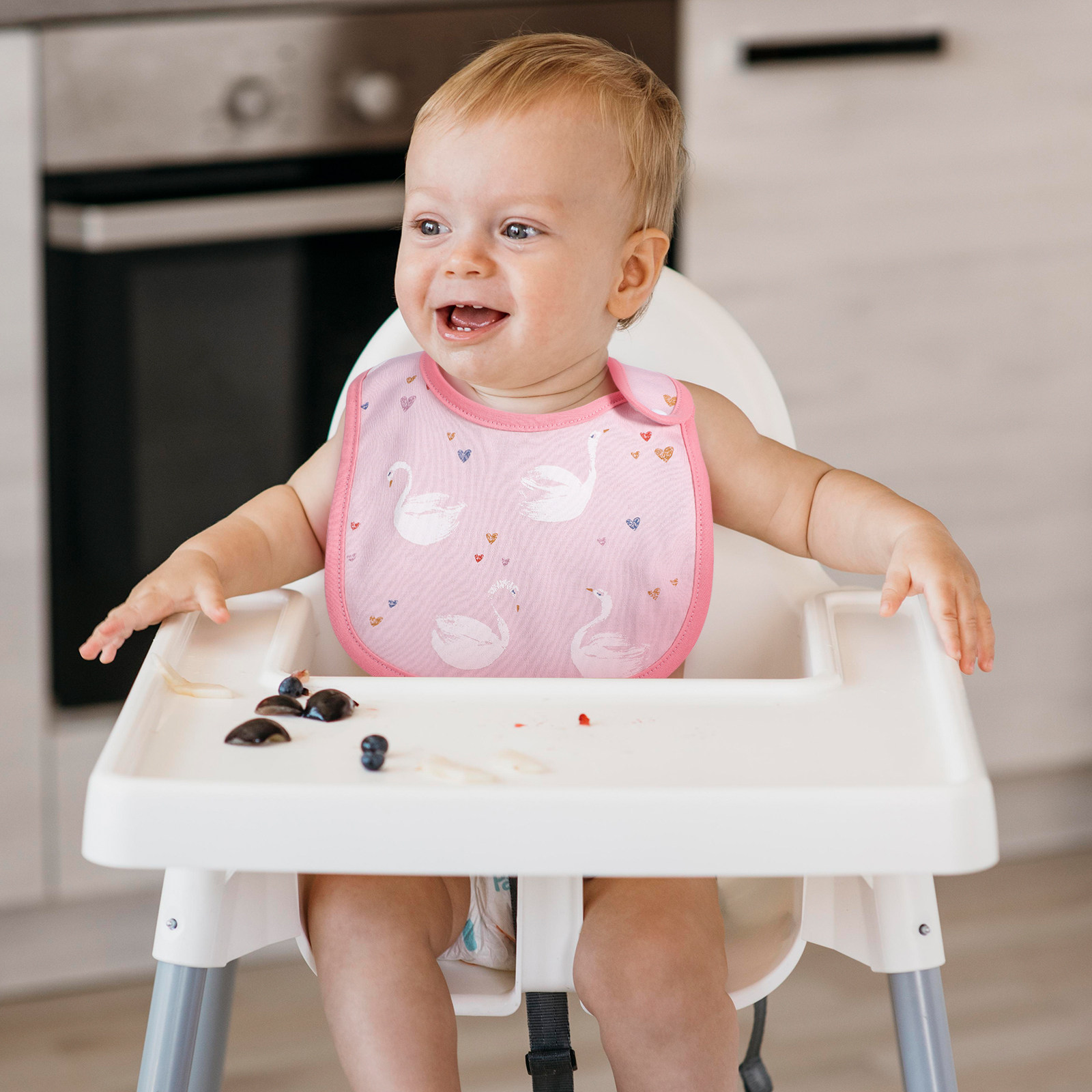 ผ้ากันเปื้อนเด็กทารก 3 ชิ้น ผ้ - Baby Food Newborn บทวิจารณ์และราคา
