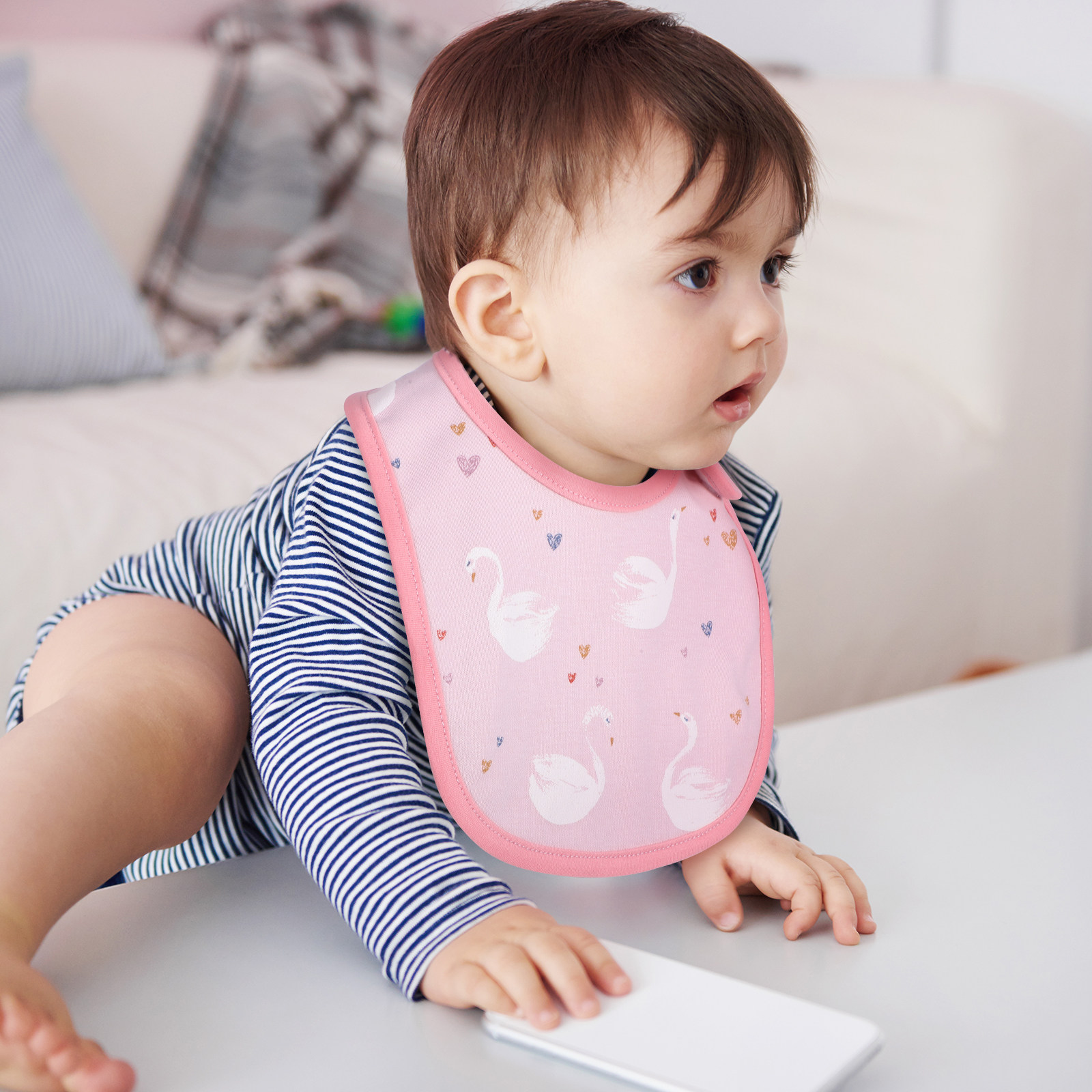 ผ้ากันเปื้อนเด็กทารก 3 ชิ้น ผ้ - Baby Food Newborn บทวิจารณ์และราคา