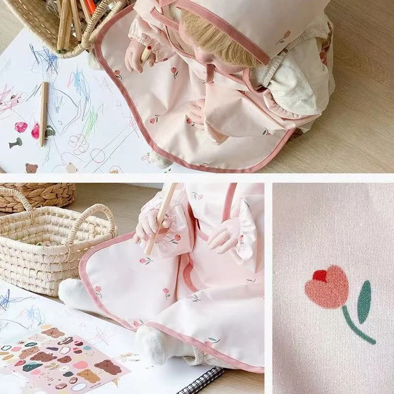 น่ารักการ์ตูนเด็กผ้ากันเปื้อนแ - Baby Food Apron บทวิจารณ์และราคา