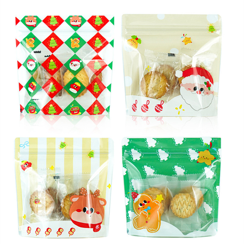 ถุงของขวัญคริสต์มาสเกรดอาหาร ถ - Baby Food Zip Lock Bag บทวิจารณ์และราคา