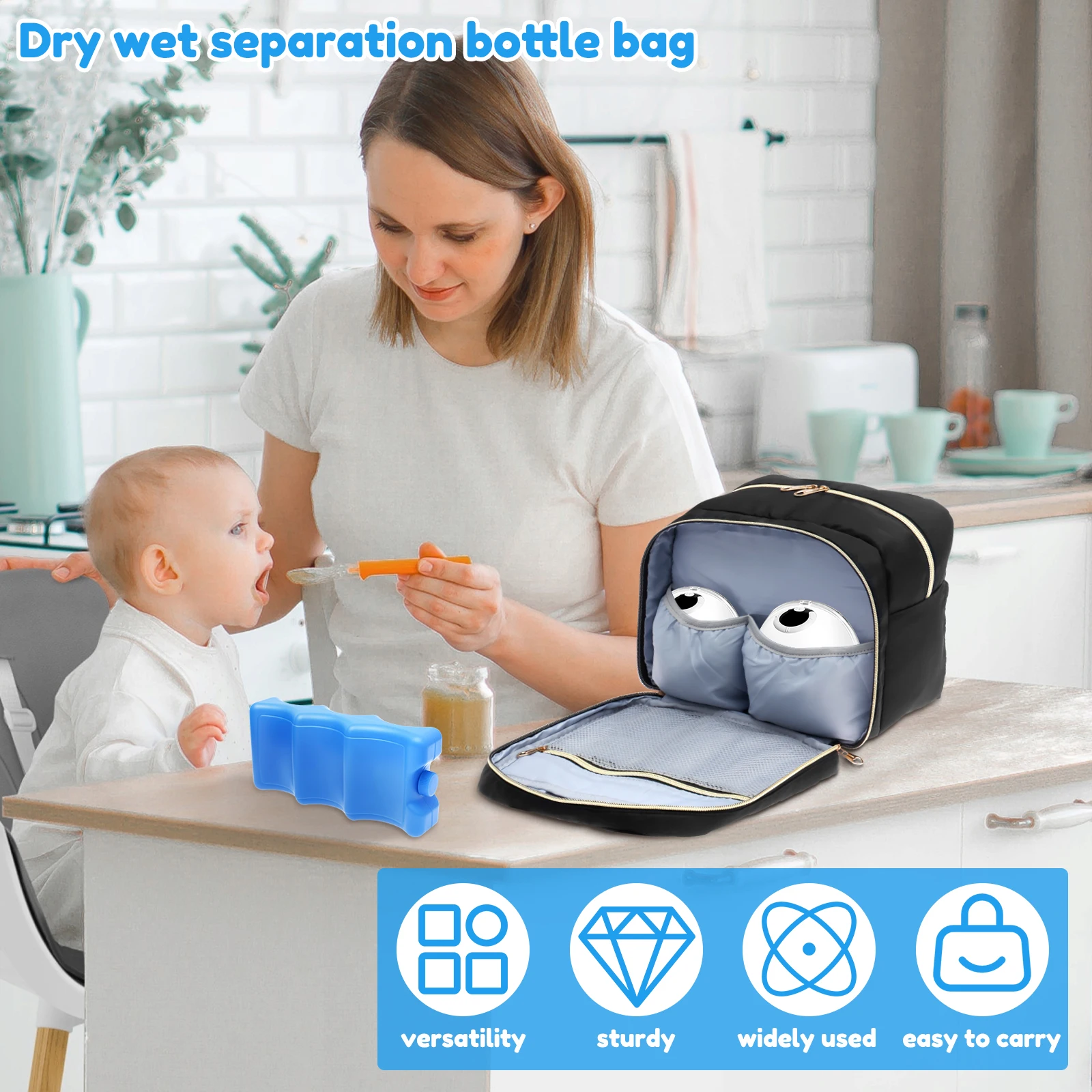 กระเป๋าเก็บน้ำนมแม่พร้อมแผ่นน้ - Baby Food Zip Lock Bag บทวิจารณ์และราคา