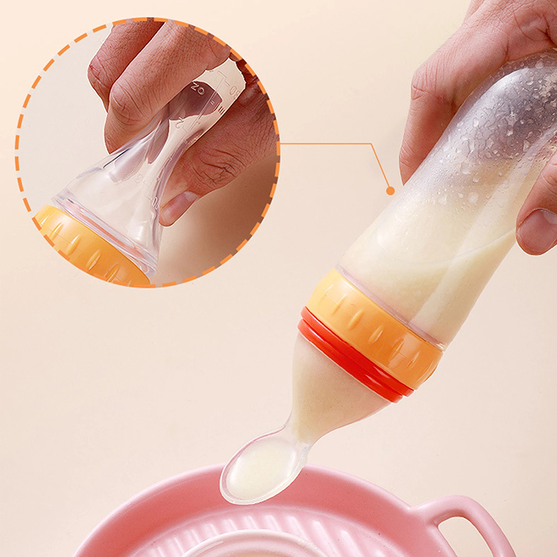 บีบขวดนมซิลิโคนทารกแรกเกิดการฝ - Baby Food Category บทวิจารณ์และราคา