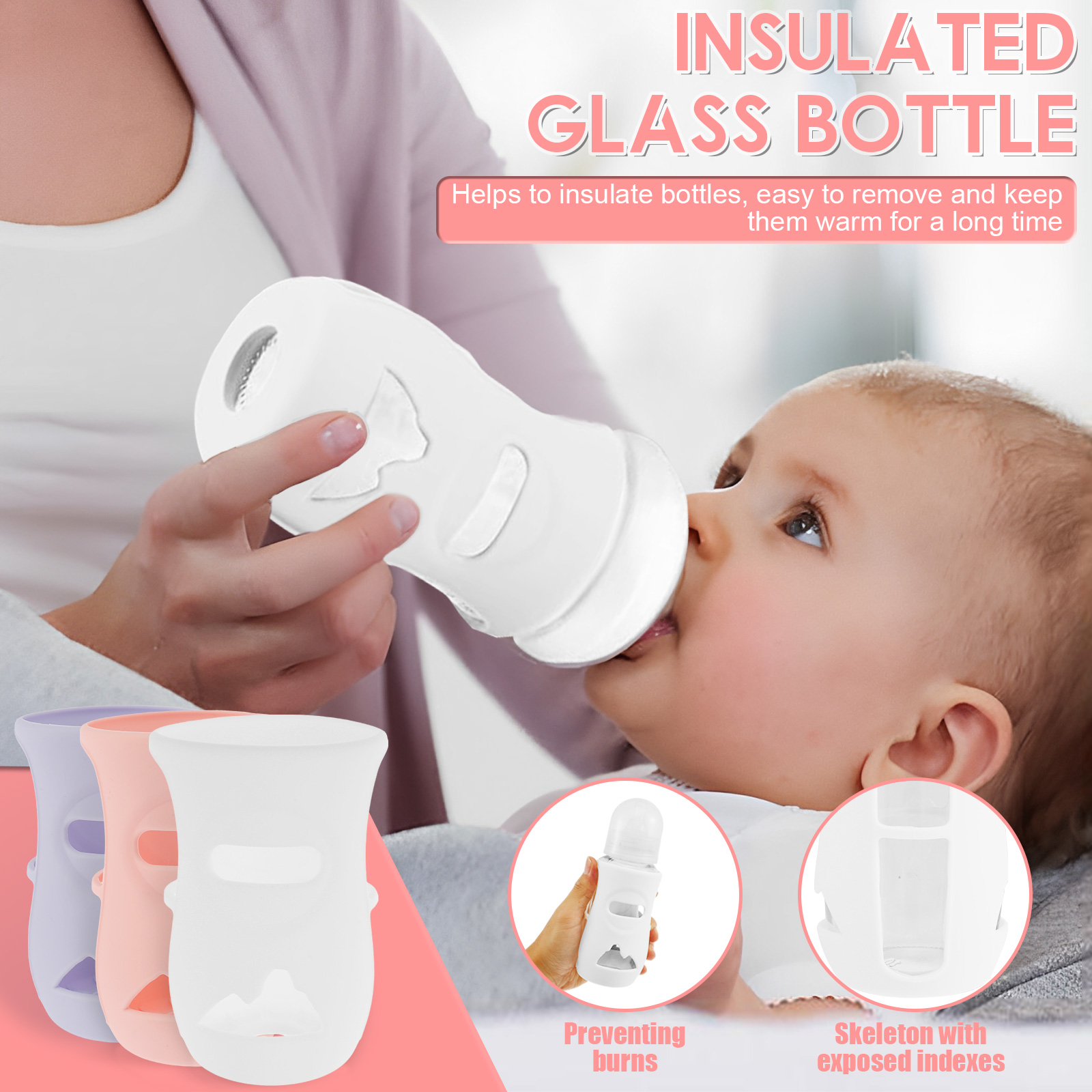 แขนซิลิโคนซิลิโคนเด็กขวดแก้วฉน - Baby Food Zip Lock Bag บทวิจารณ์และราคา