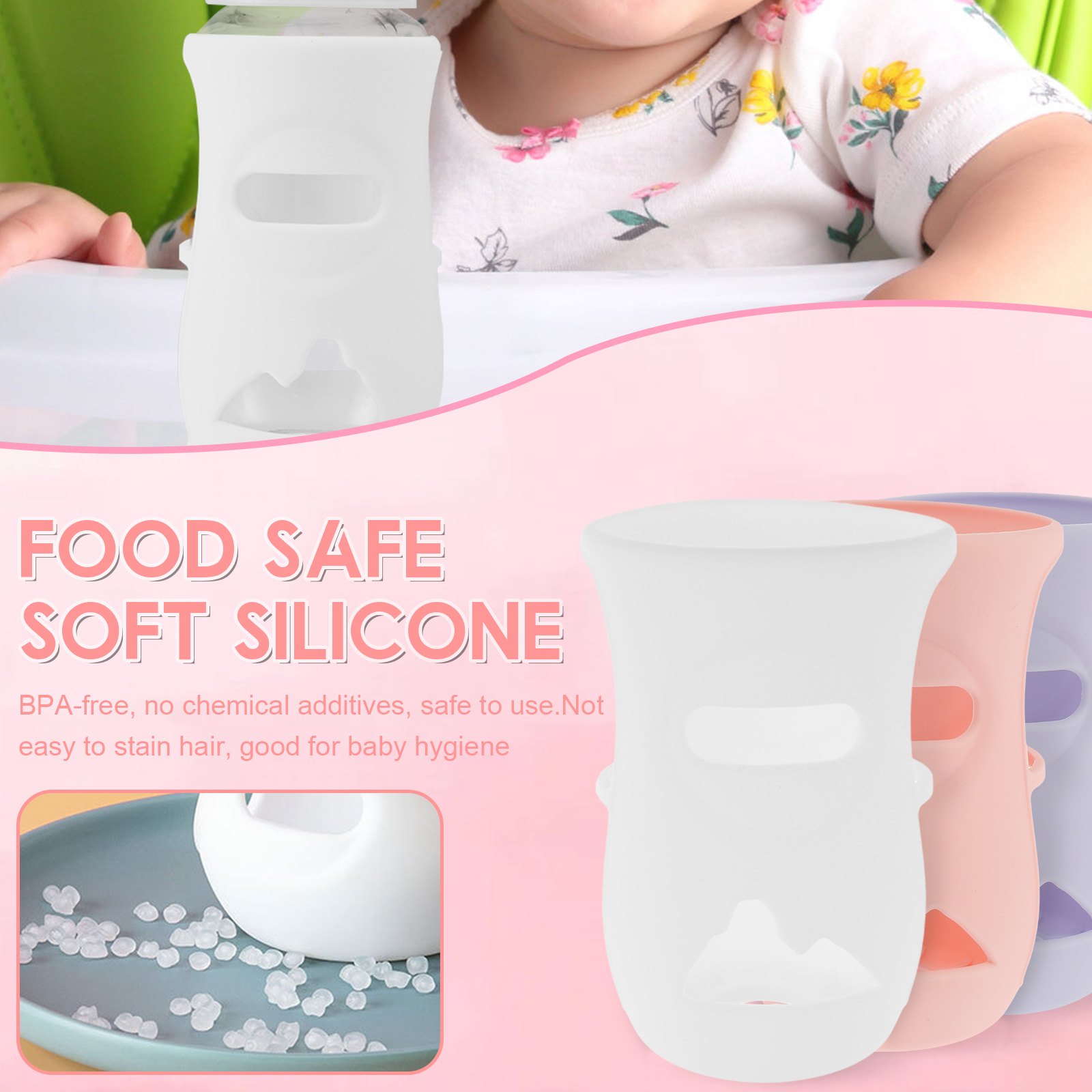 แขนซิลิโคนซิลิโคนเด็กขวดแก้วฉน - Baby Food Zip Lock Bag บทวิจารณ์และราคา