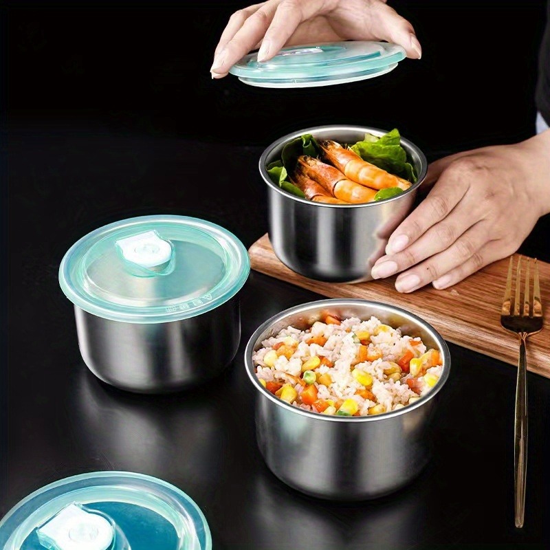 กล่องอาหารกลางวันทรงกลมป้องกัน - Baby Food Containers Glass บทวิจารณ์และราคา