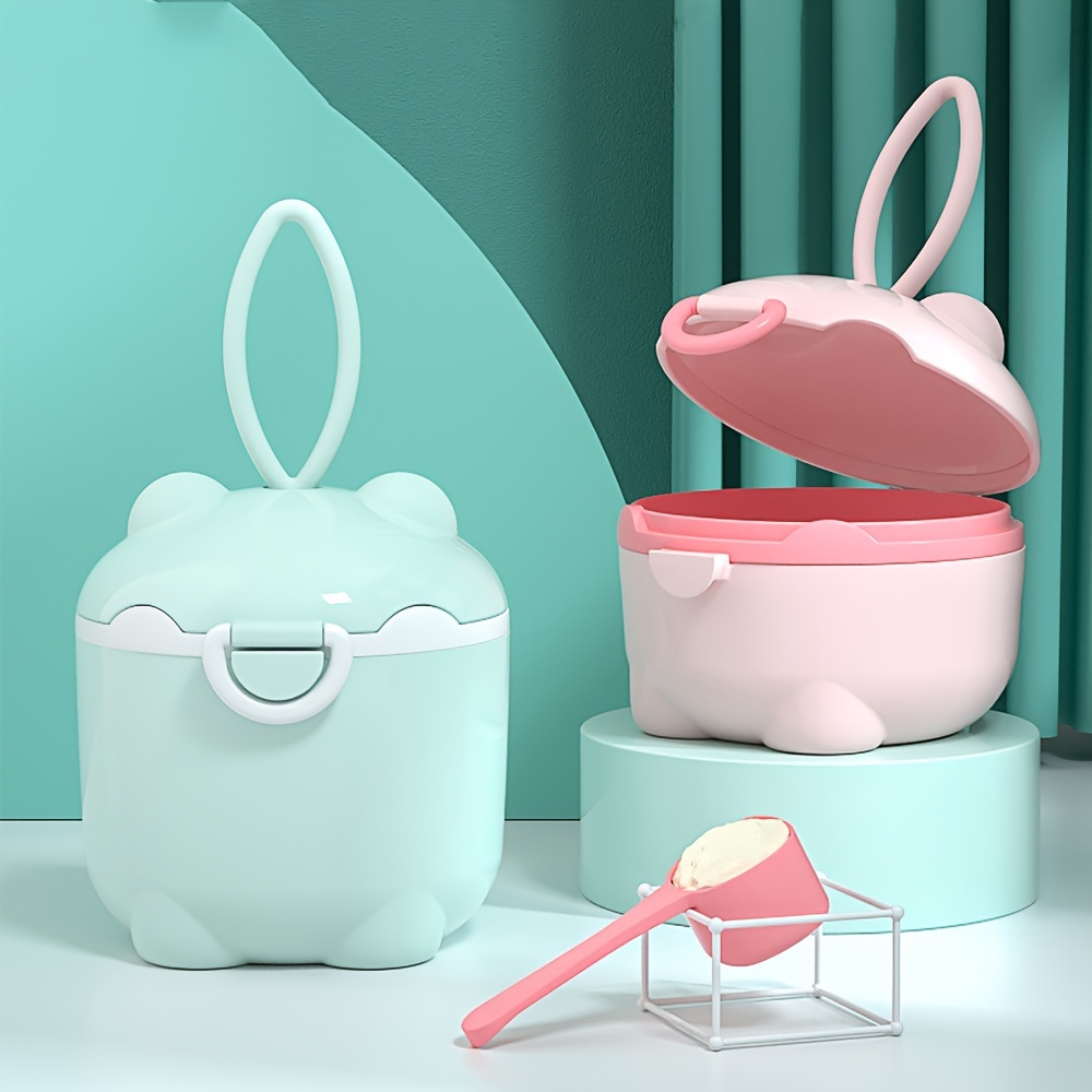 กล่องนมผงสี่ชั้นแบบพกพา 1 ชิ้น - Baby Food Category บทวิจารณ์และราคา