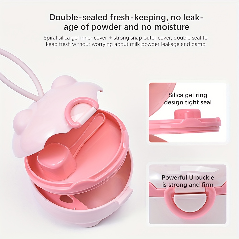 กล่องนมผงสี่ชั้นแบบพกพา 1 ชิ้น - Baby Food Category บทวิจารณ์และราคา