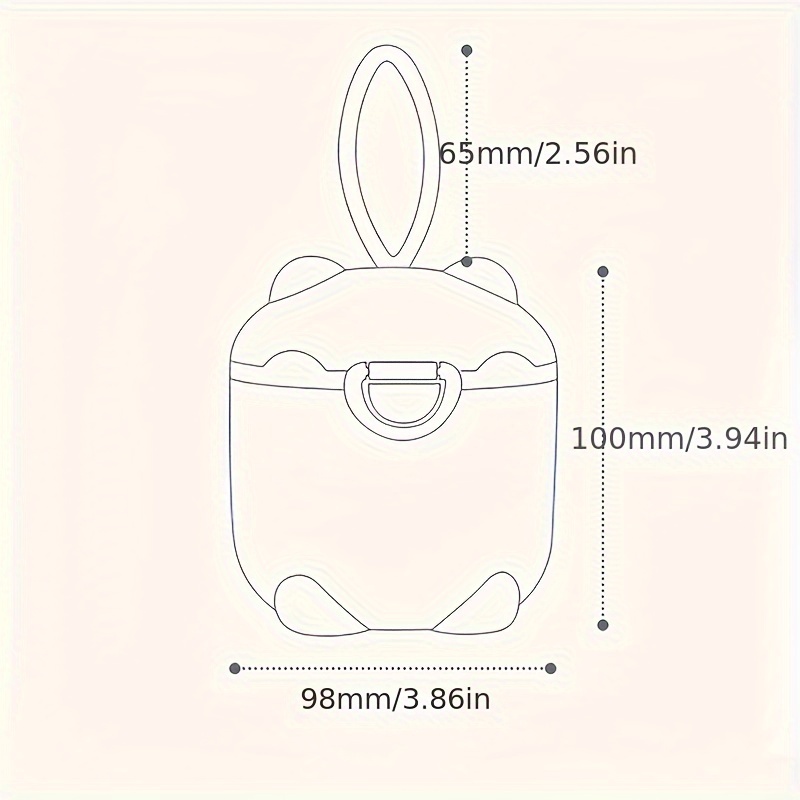 กล่องนมผงสี่ชั้นแบบพกพา 1 ชิ้น - Baby Food Category บทวิจารณ์และราคา