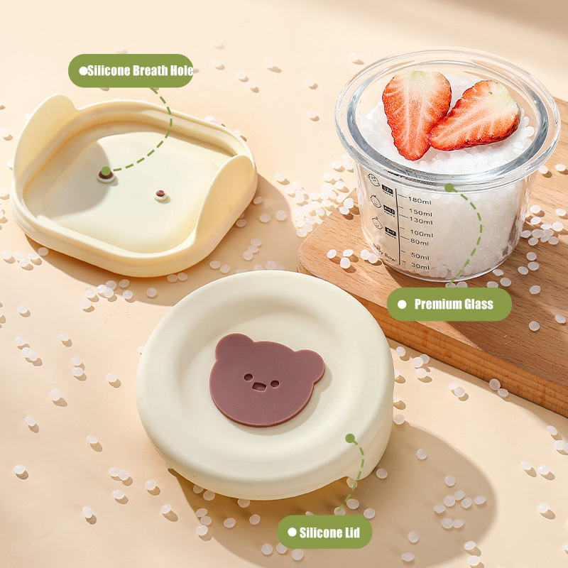 180ml แก้วเก็บอาหารเด็ก Jars พ - Baby Food Containers Glass บทวิจารณ์และราคา