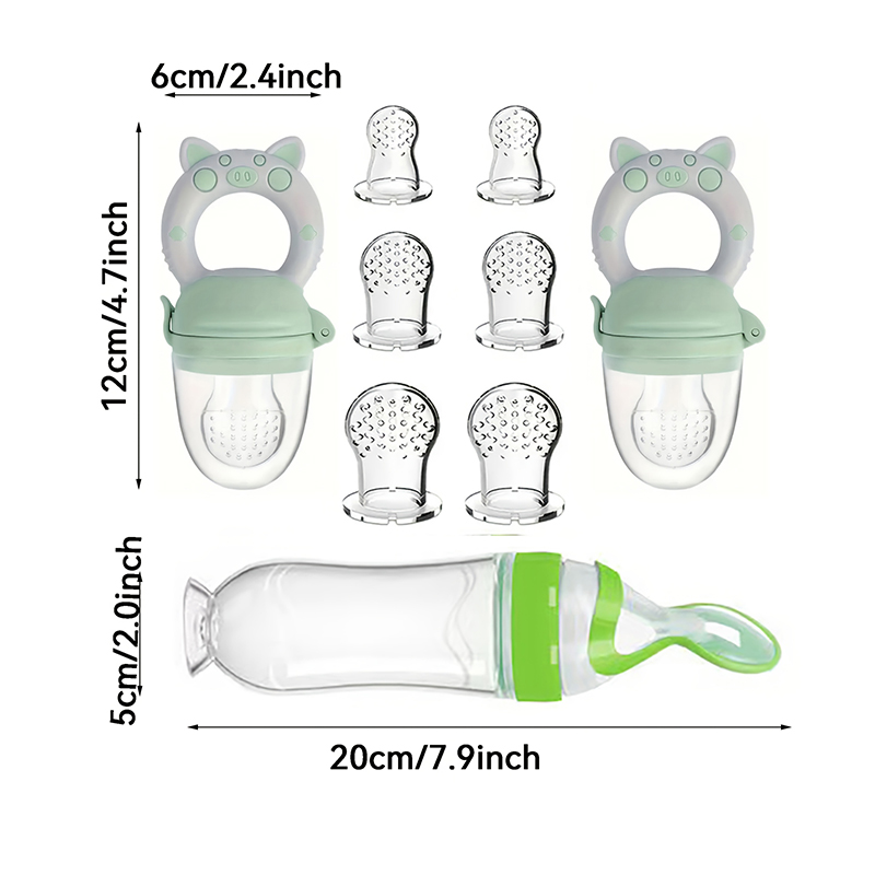 9 ชิ้นช้อนส้อม: 1 ขวดนมซิลิโคน - Baby Rice Food บทวิจารณ์และราคา