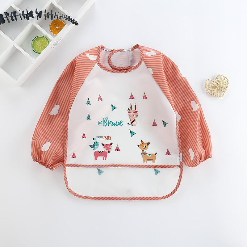 ผ้ากันเปื้อนเด็กน่ารักการ์ตูนส - Baby Food Apron บทวิจารณ์และราคา