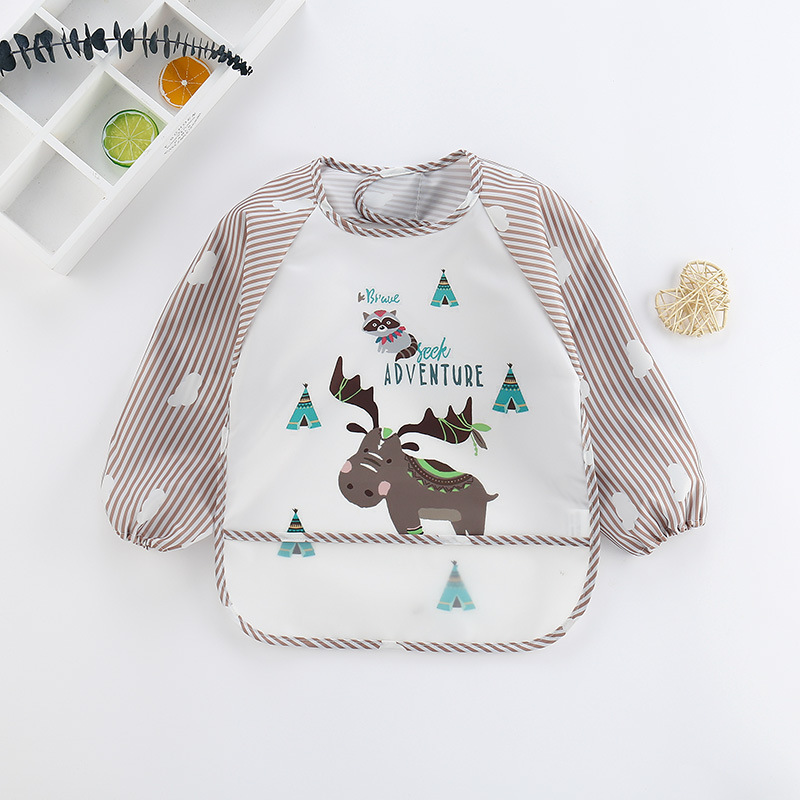 ผ้ากันเปื้อนเด็กน่ารักการ์ตูนส - Baby Food Apron บทวิจารณ์และราคา