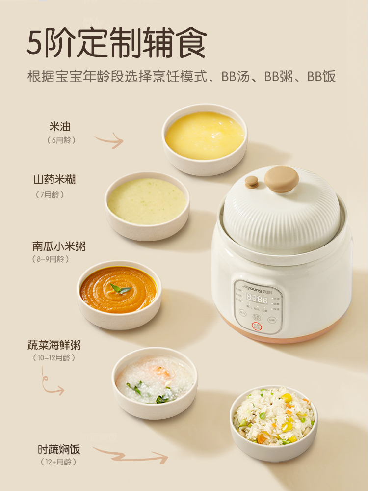 หม้อไฟฟ้าอเนกประสงค์เซรามิก จิ - Baby Rice Food บทวิจารณ์และราคา
