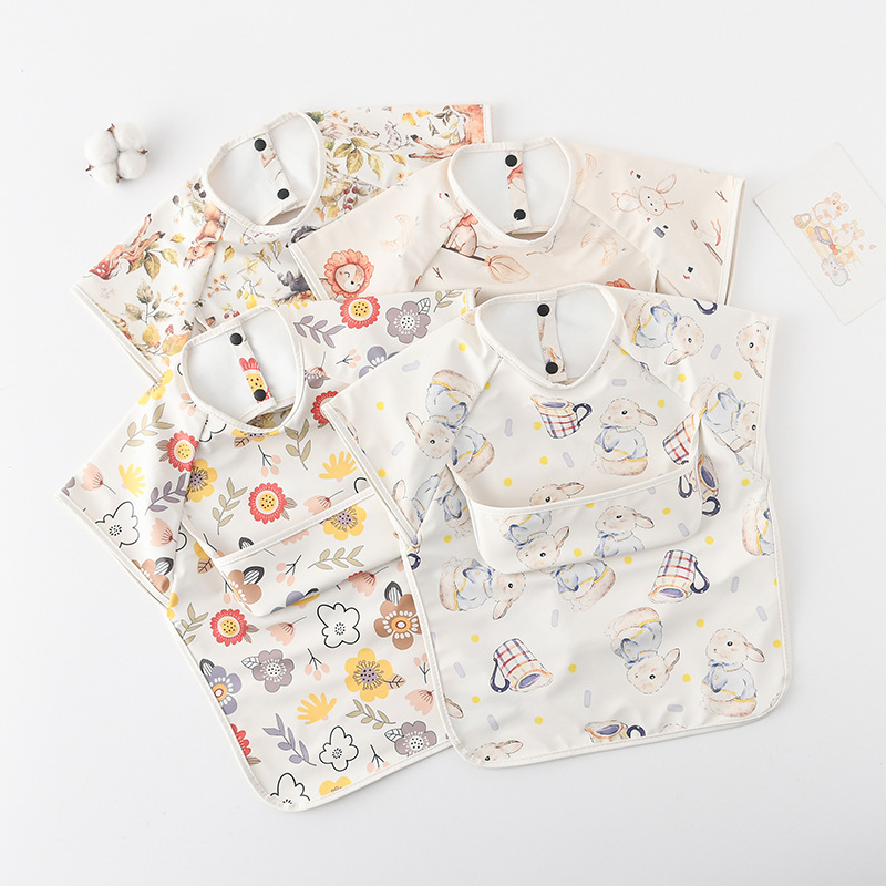 ทารกแรกเกิด Bibs เสื้อกันน้ําไ - Baby Food Newborn บทวิจารณ์และราคา